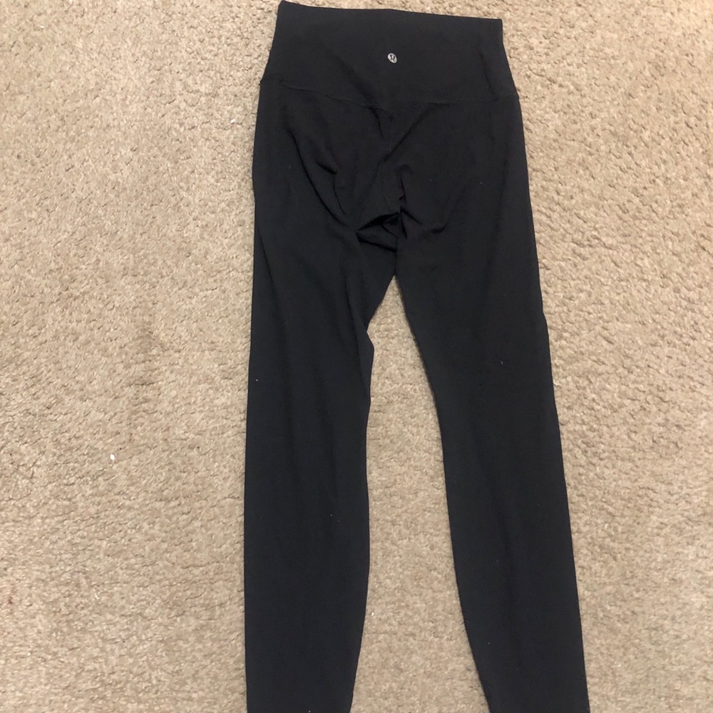 lululemon athletica Black High-Waist Leggings Size 4 - Picture 3 of 5